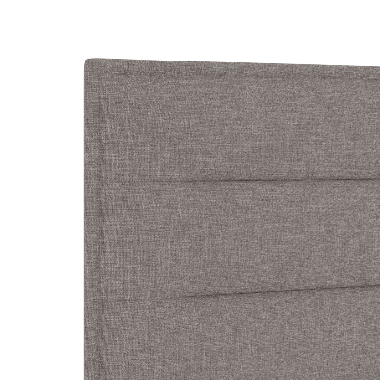 Hoofdbord Taupe Stof 80 cm Rechthoekig Modern Gevoerd
