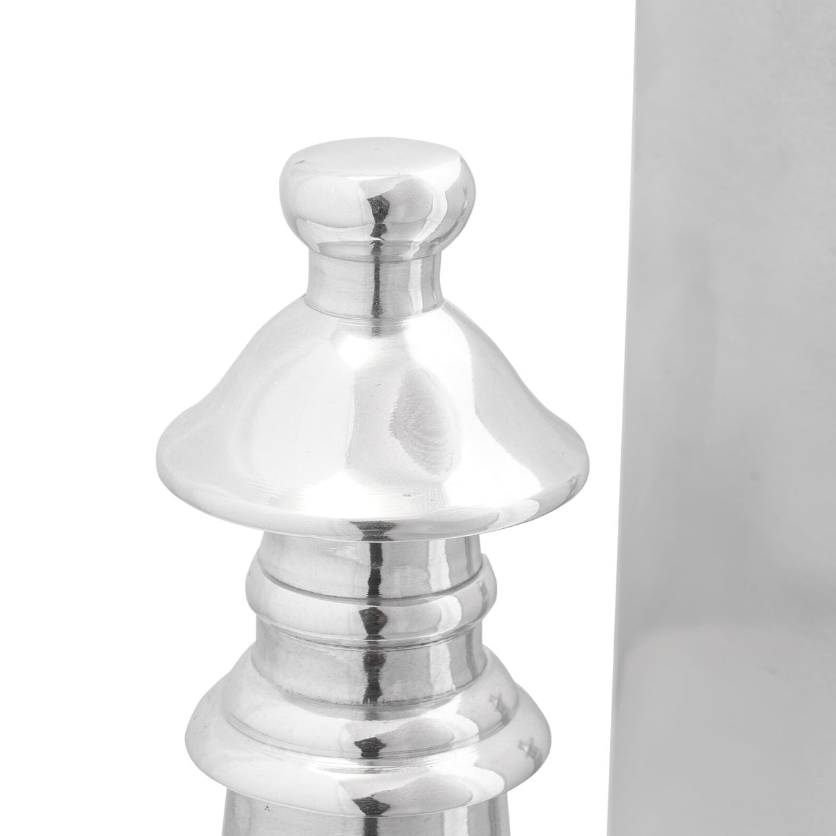 Boekensteunen 2 stuks Zilver 11x12x19,5 cm Aluminium Schaak