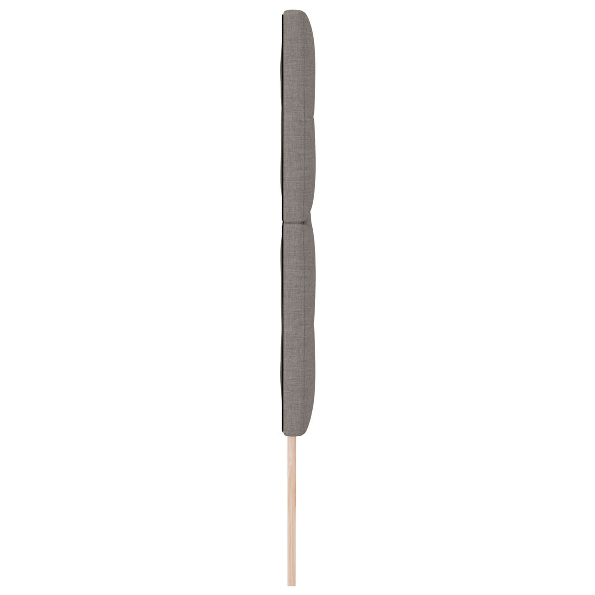 Hoofdbord Knop-Gestoffeerd Taupe 200 cm Stof