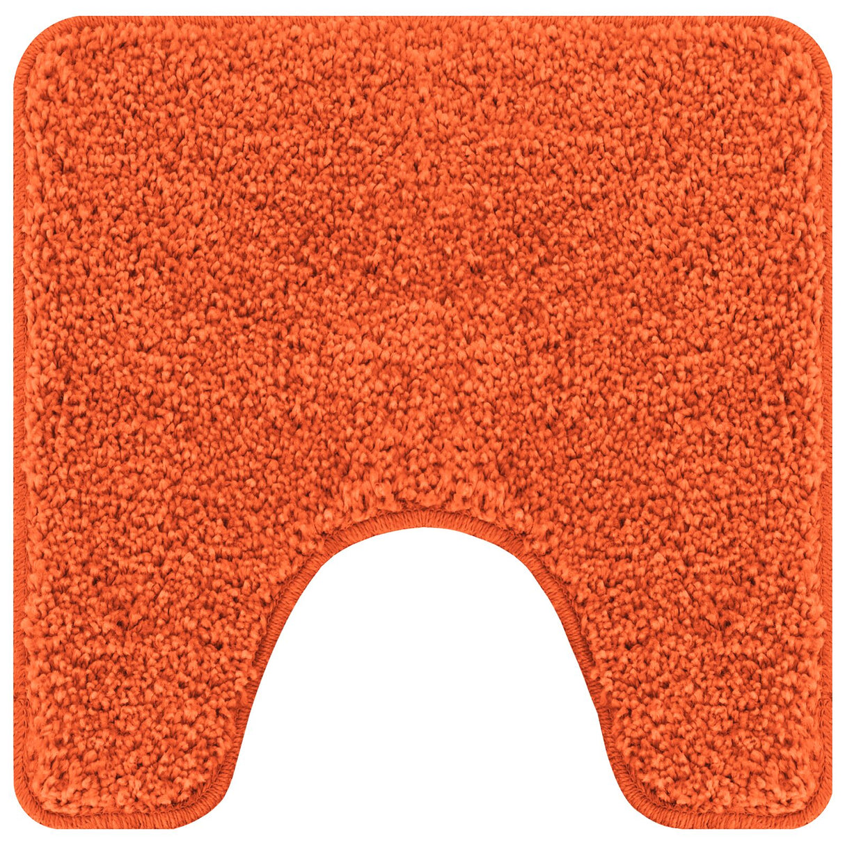 3-delige Badmat Set Oranje Polypropyleen Antislip