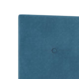 Hoofdbord Knop Tufted Donkerblauw 180 cm Fluweel