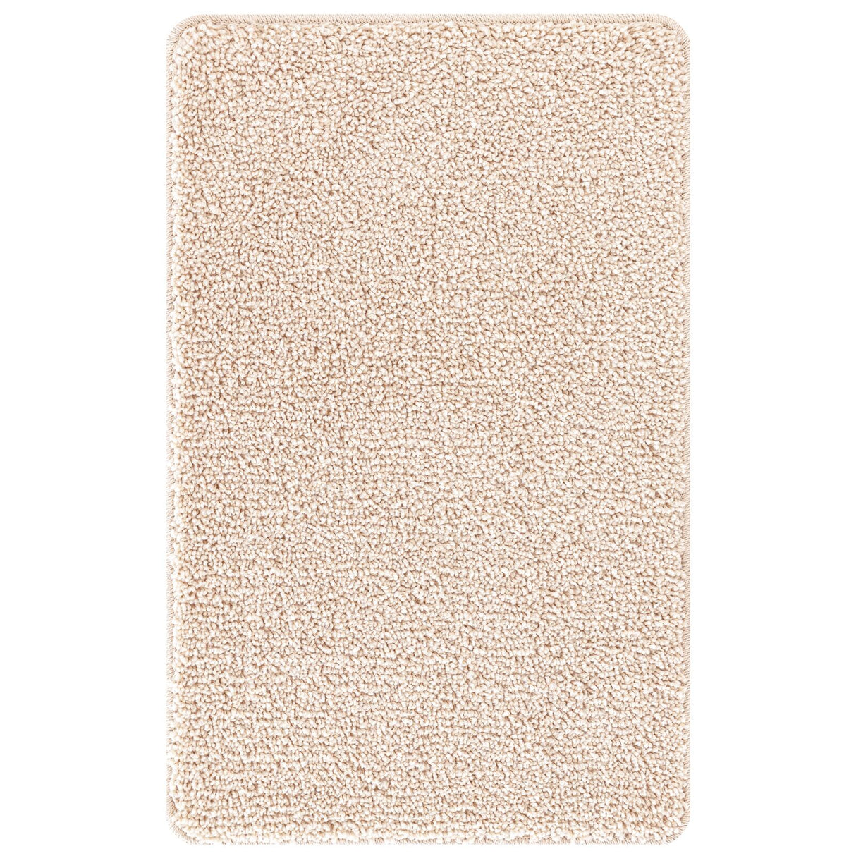 3-delige badmatset Crème Polypropeen Antislip