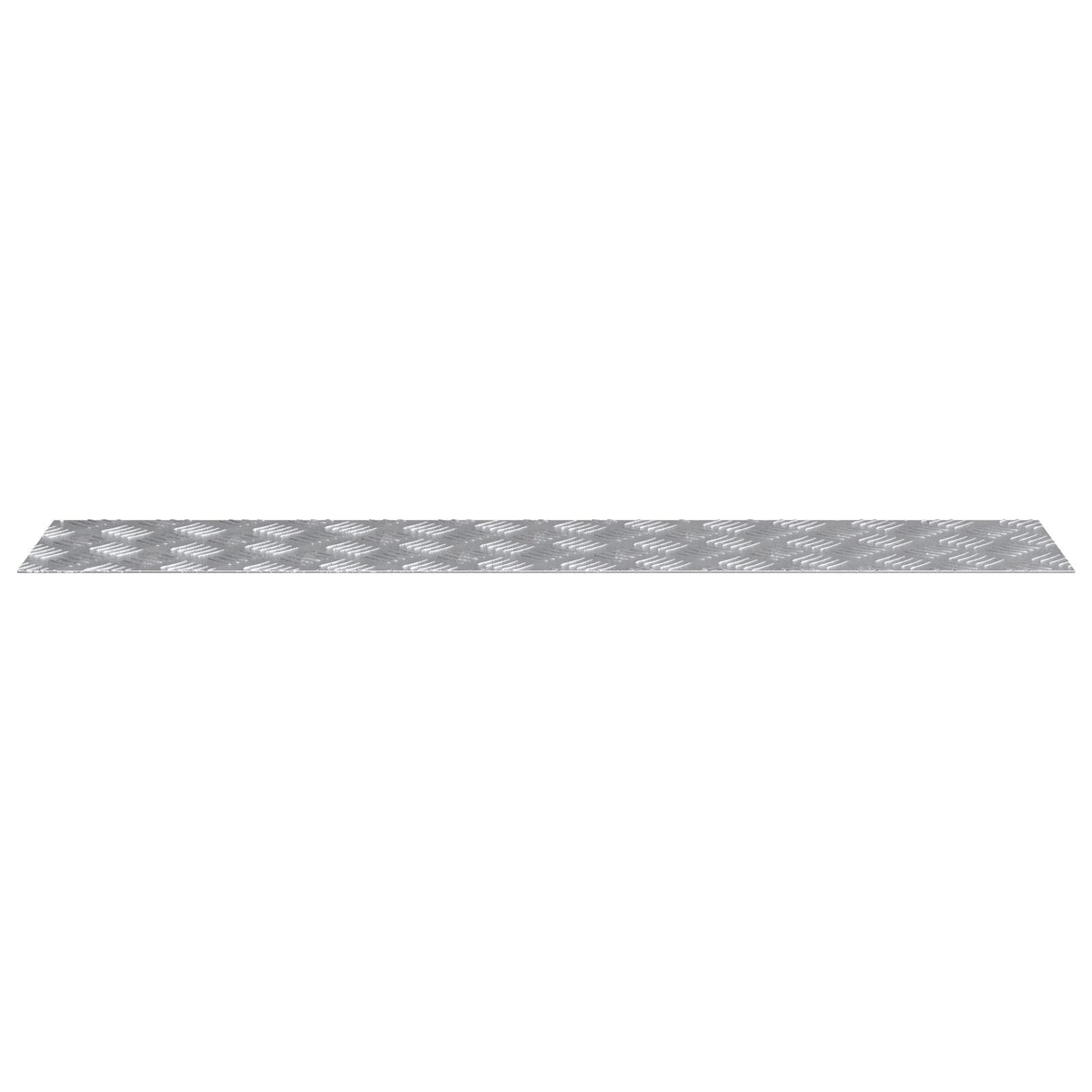 Aluminium Checker Platen 2 stuks Anti-Slip 100x20 cm