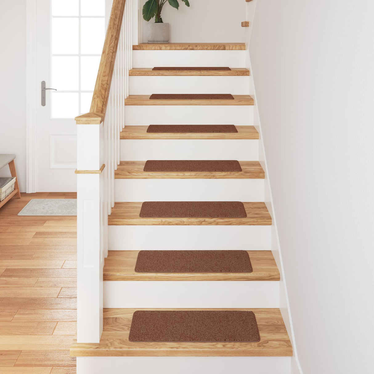 Trapmatten met Latex Achterkant Geel 25x60 cm