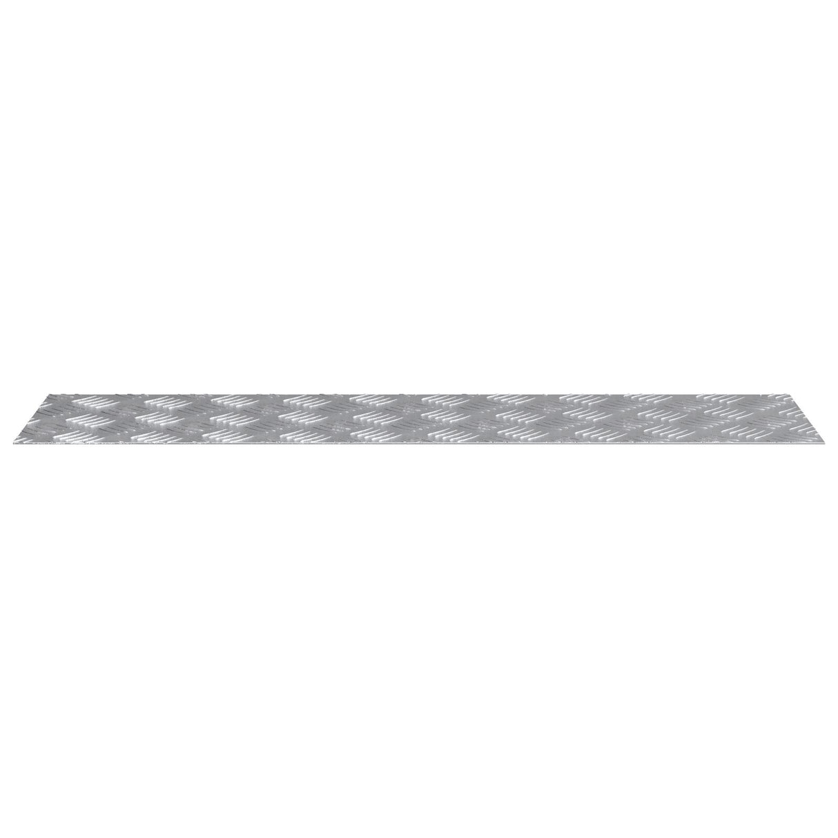 Aluminium Checker Platen 2 stuks Antislip 100x25 cm