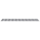 Aluminium Checker Platen 2 stuks Antislip 100x25 cm