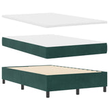 Boxspringbed met Matras Donkergroen Klein Dubbel Velvet