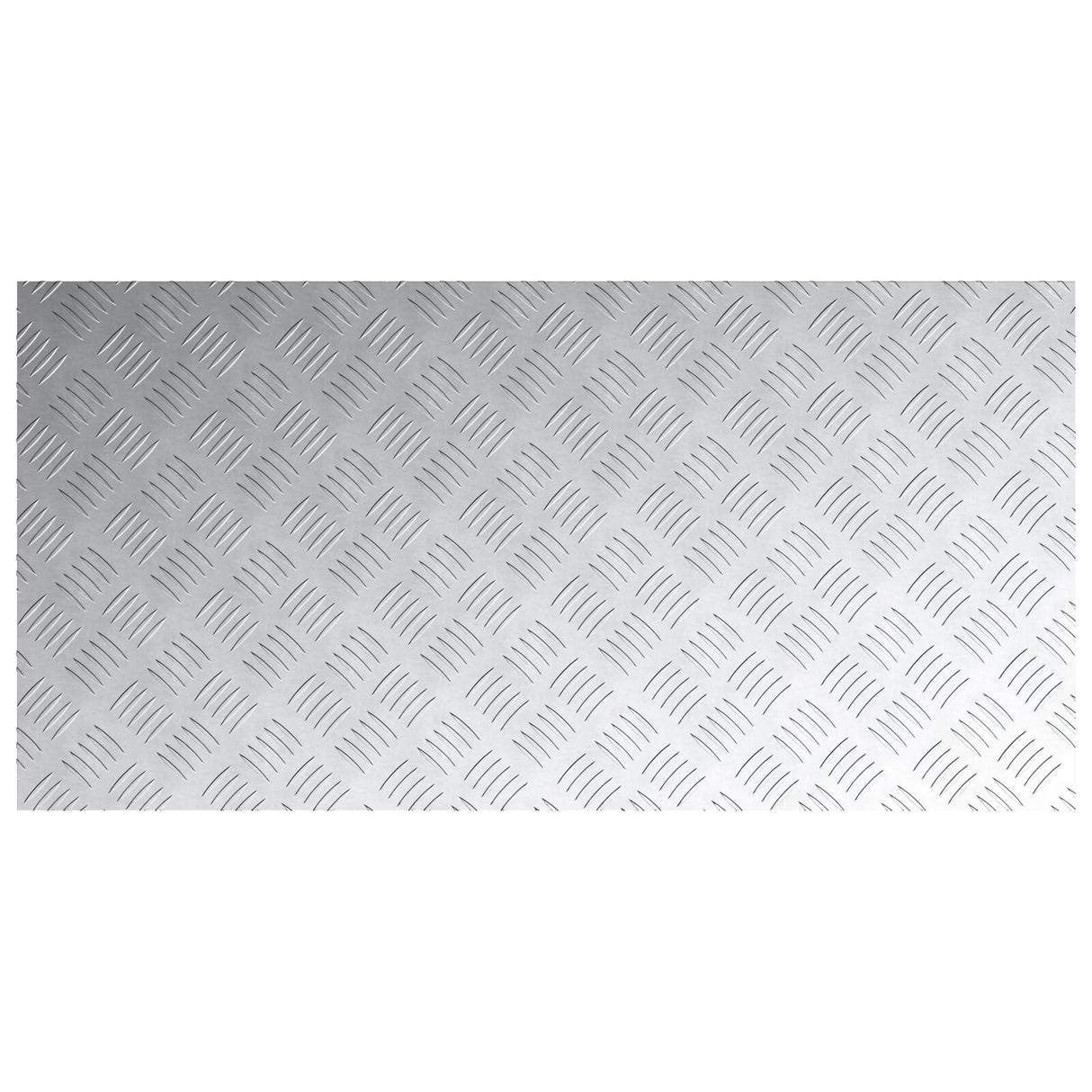 Aluminium Checker Platen 4 stuks Antislip 100x50 cm