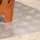 Aluminium Checker Platen 2 stuks Antislip 90x40 cm