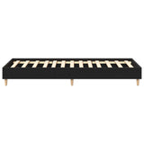 Bedframe 90x190 cm Zwart Eiken Tegenwoordig Hout
