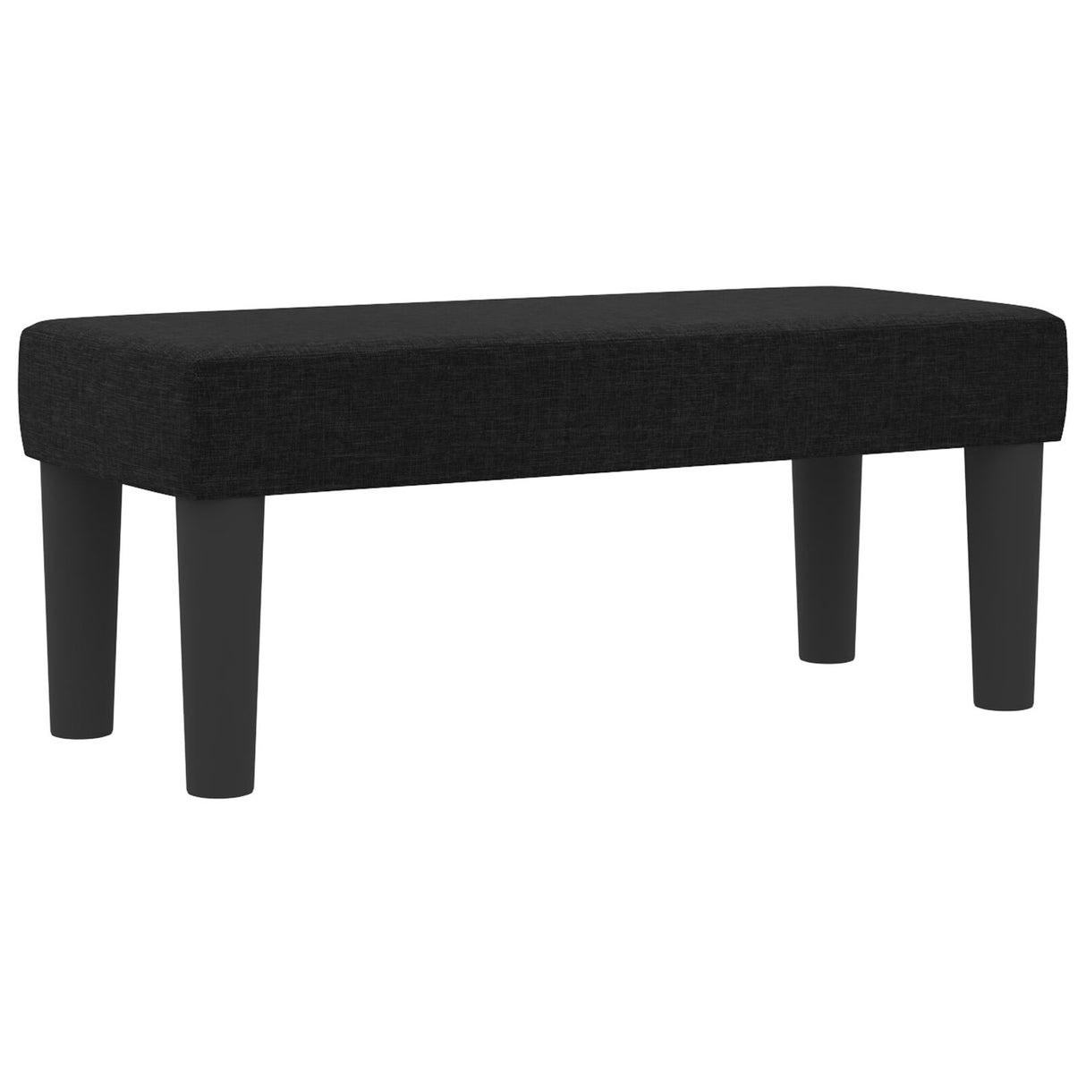 Boxspringbed met Matras & Bank Zwart 90x190 cm Stof