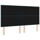 Hoofdbord Knop Tufted Donkerblauw 180 cm Fluweel