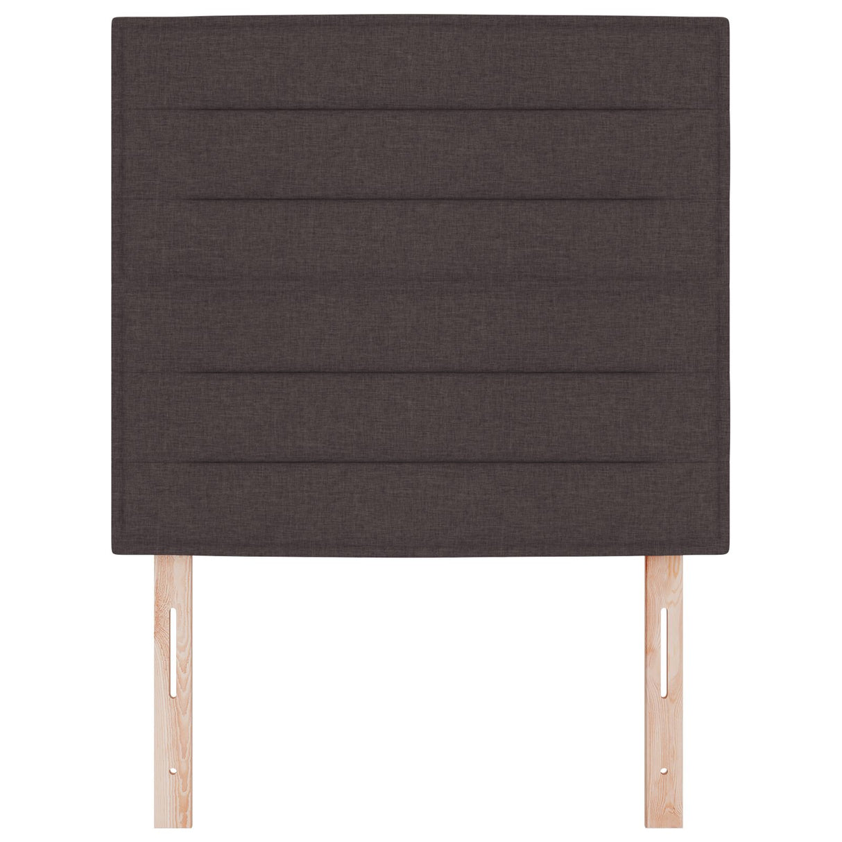 LED Hoofdbord Donkerbruin 100 cm Stof