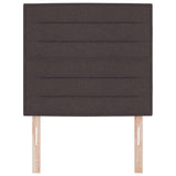 LED Hoofdbord Donkerbruin 100 cm Stof