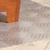 Aluminium Checker Platen 4 stuks Antislip 40x40 cm