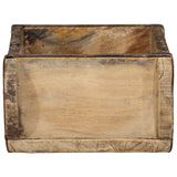 Dienblad 30x15x9 cm Massief Hout Gerecycled