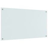 Keuken Achterwand Wit 110x60x0,6 cm Gehard Glas