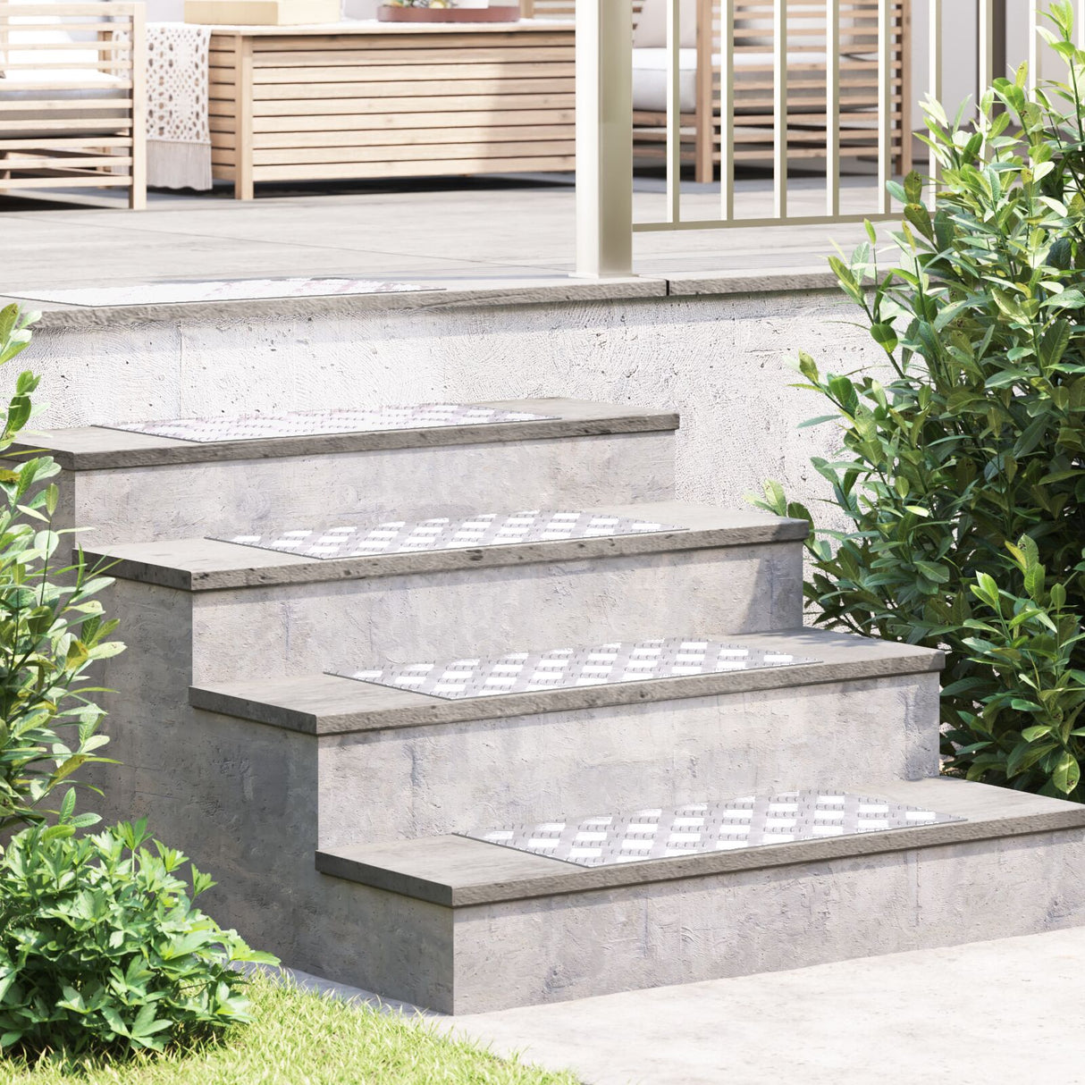 Aluminium Geweven Platen 2 stuks Anti-slip 60x30 cm