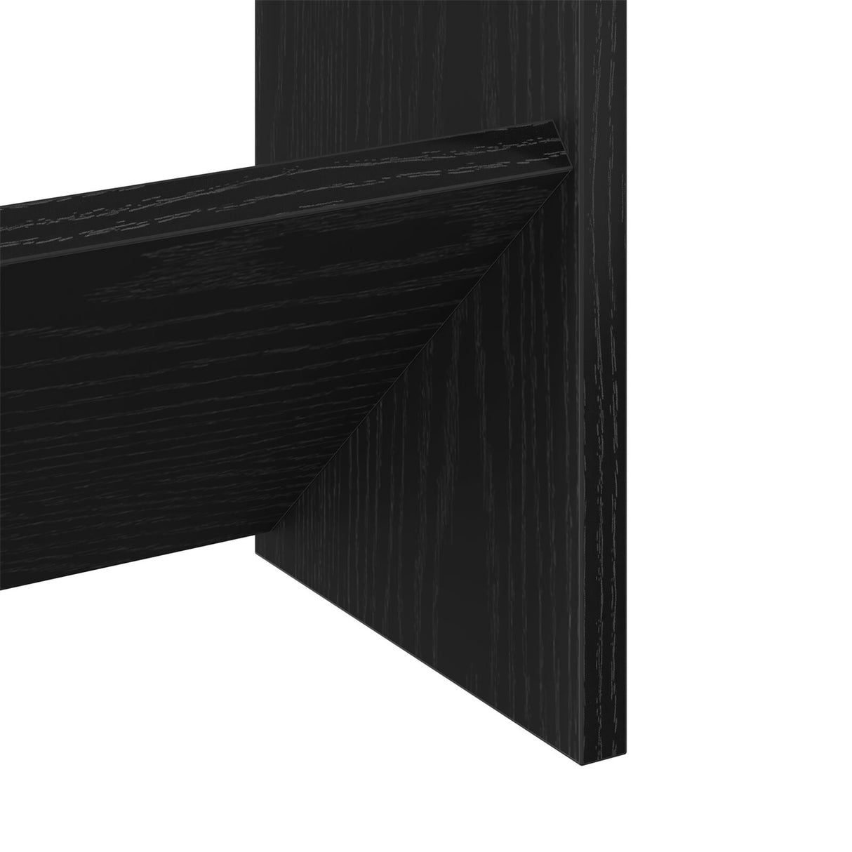 Wand Schoenenkast Zwart Eiken 80x18x90 cm Van Hout