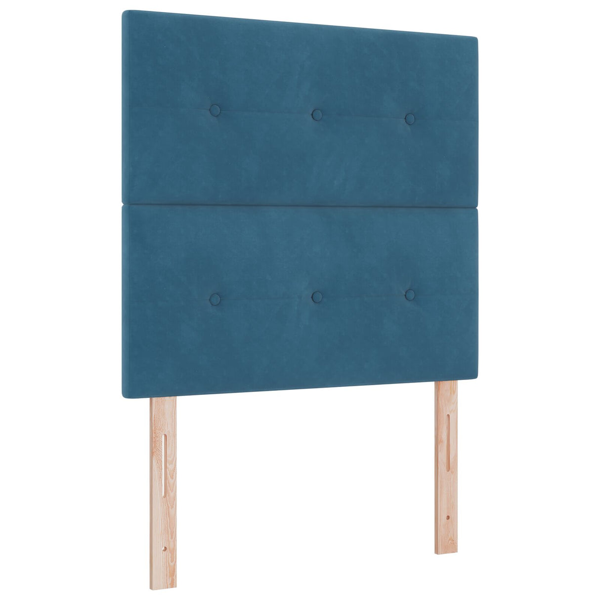 Boxspring Bed met Matras Donkerblauw 80x200 cm Fluweel