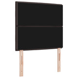 LED Hoofdbord Donkerbruin 100 cm Stof