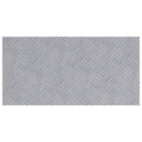 Aluminium Checker Platen 4 stuks Anti-Slip 50x25 cm