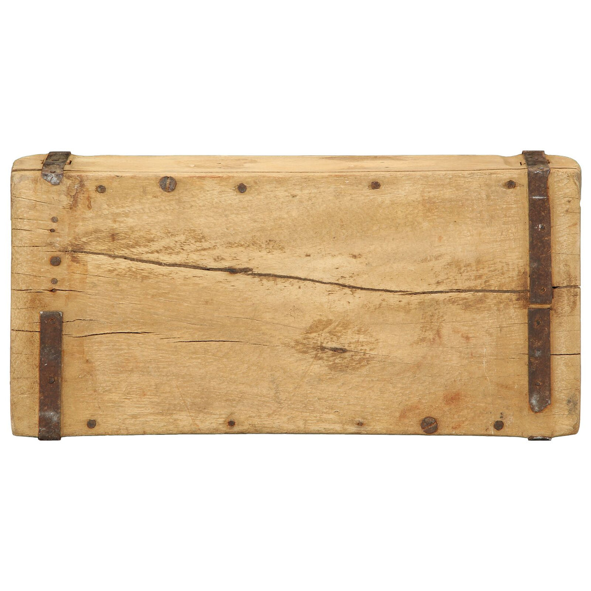 Bakje 30x14x9 cm Massief Hout Gerecycled