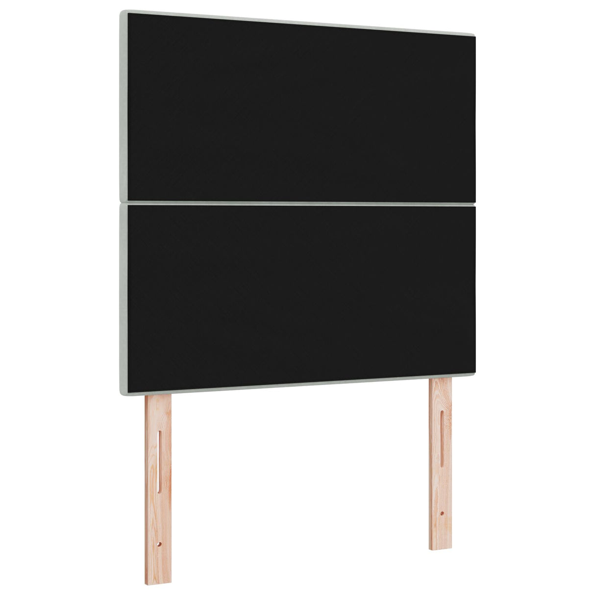 LED Hoofdeinde Lichtgrijs 80 cm Fluweel
