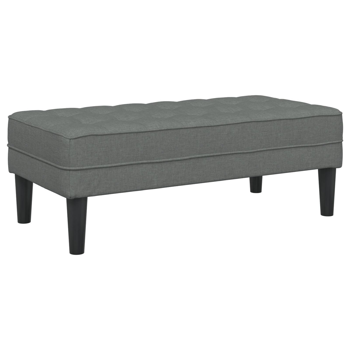 L-vormige Bank Set van 2 Donkergrijs Polyester
