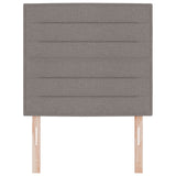 Hoofdbord Taupe Stof 80 cm Rechthoekig Modern Gevoerd