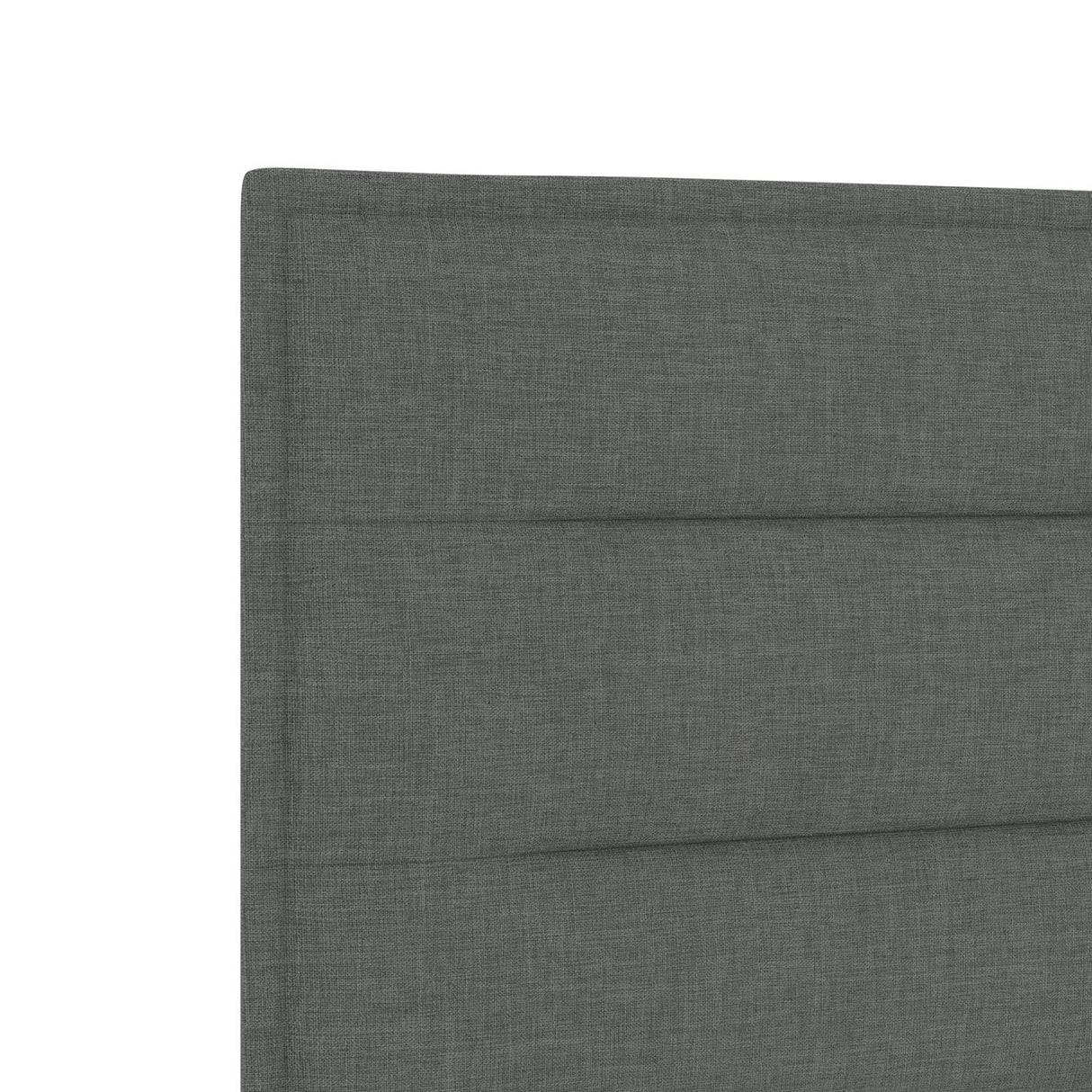 Hoofdbord Donkergrijs Stof 90 cm Rechthoekig Modern