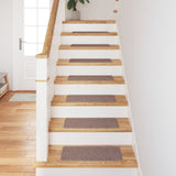 Trapmatten met latex rug Lichtbruin 25x60 cm