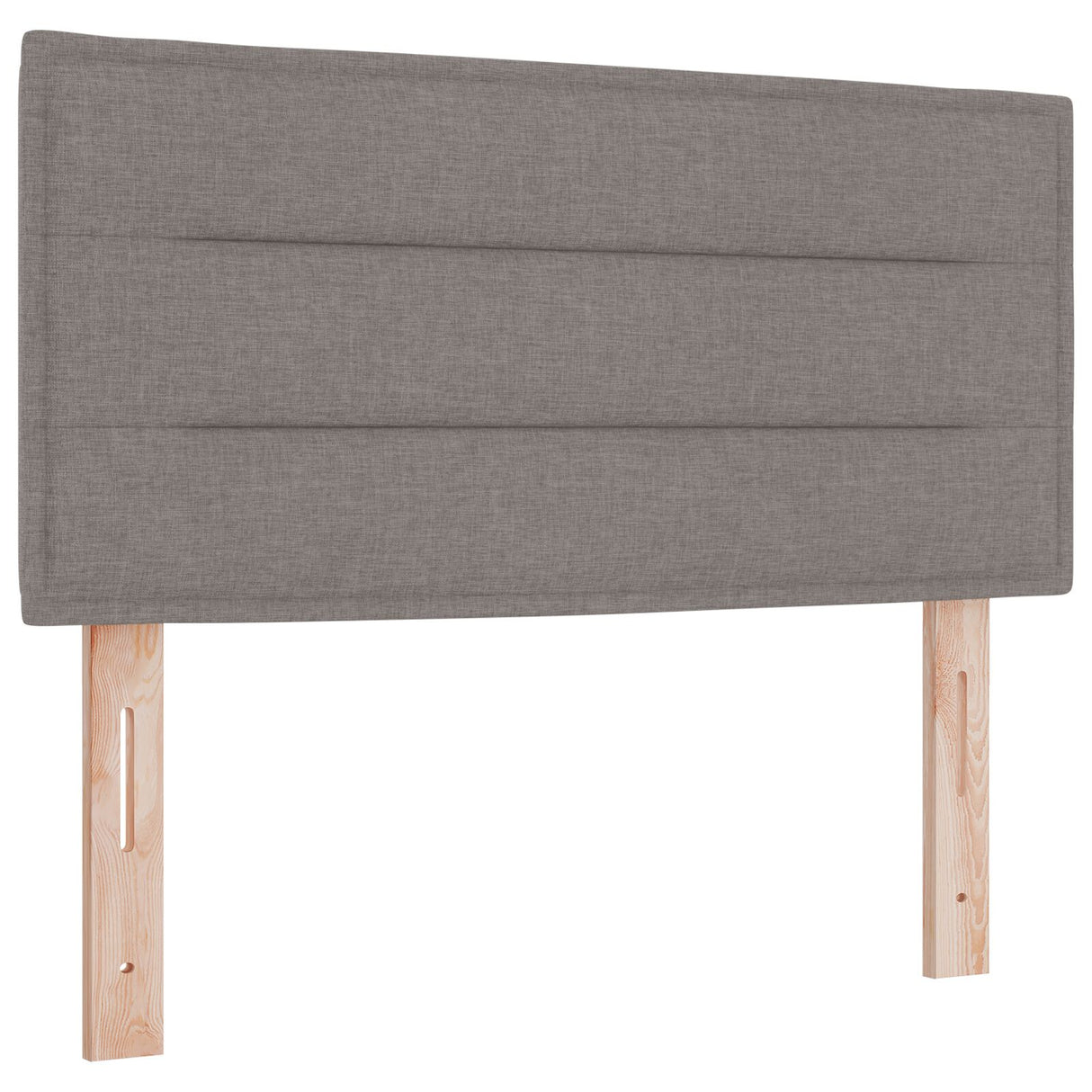 Boxspring Bed met Matras Taupe 90x190 cm Stof