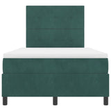 Boxspringbed met Matras Donkergroen Klein Dubbel Velvet