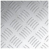 Aluminium Checker Plates 2 pcs Anti-slip 20x20 cm