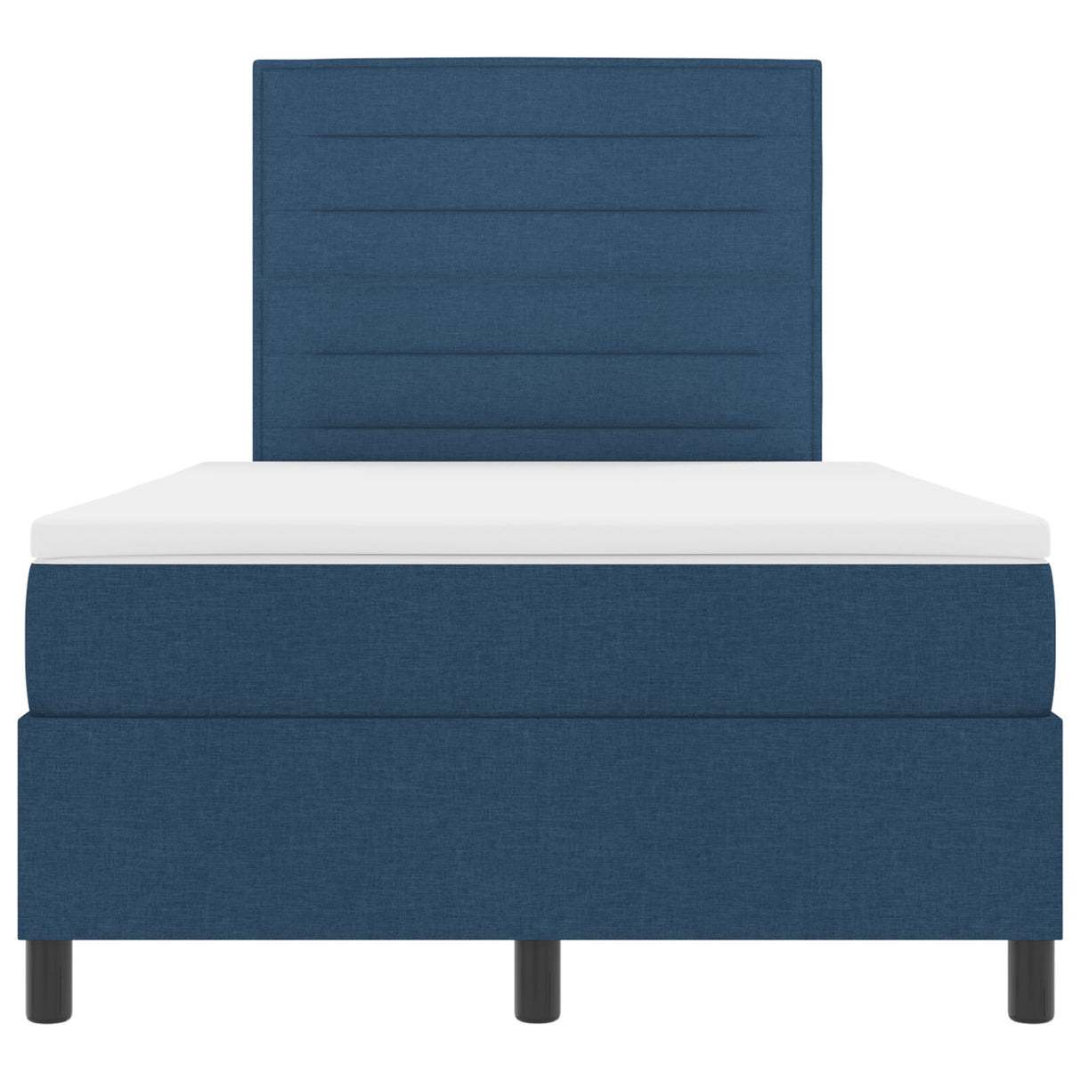 Boxspringbed met matras & LED blauw 120x190 cm Stof