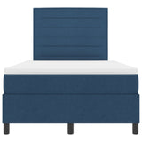 Boxspringbed met matras & LED blauw 120x190 cm Stof