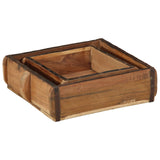 2-Delige Diensten Set Massief Hout Gerecycled