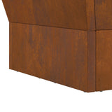 Vierkante Vuurkorf 40x40x30 cm Verweerd Staal