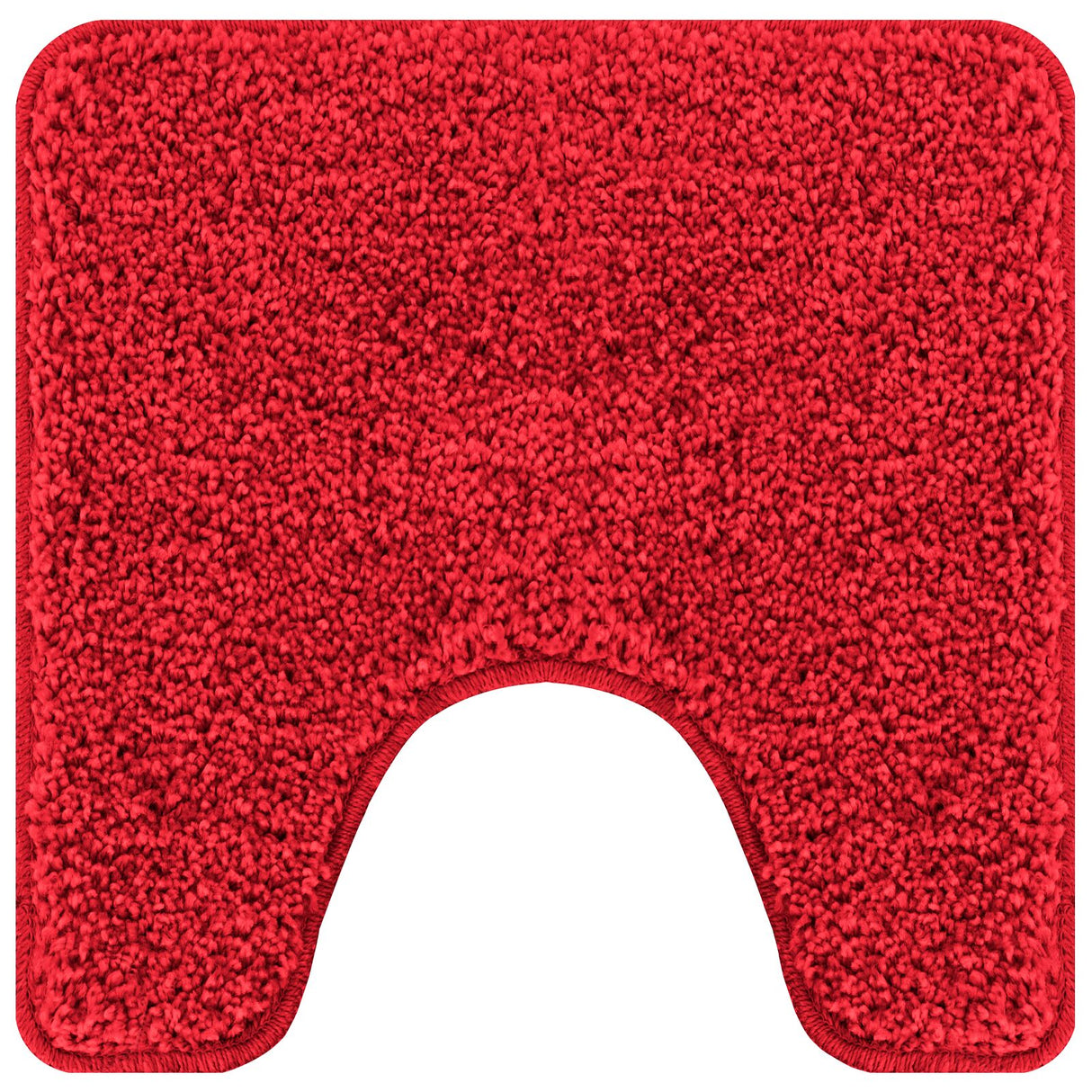 2 Delige Badmat Set Rood Polypropeen Antislip