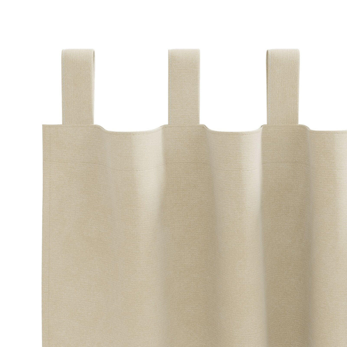Blackout Gordijnen met Hanging Lussen 2 stuks Crème Velours