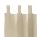 Blackout Gordijnen met Hanging Lussen 2 stuks Crème Velours