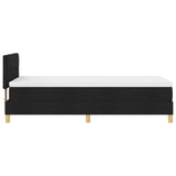 Boxspring Bed met Matras Zwart 90x190 cm Stof