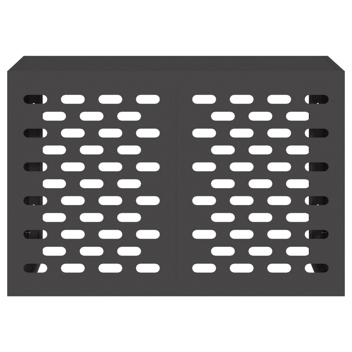 Aircohoes Zwart 90x40x60 cm Staal