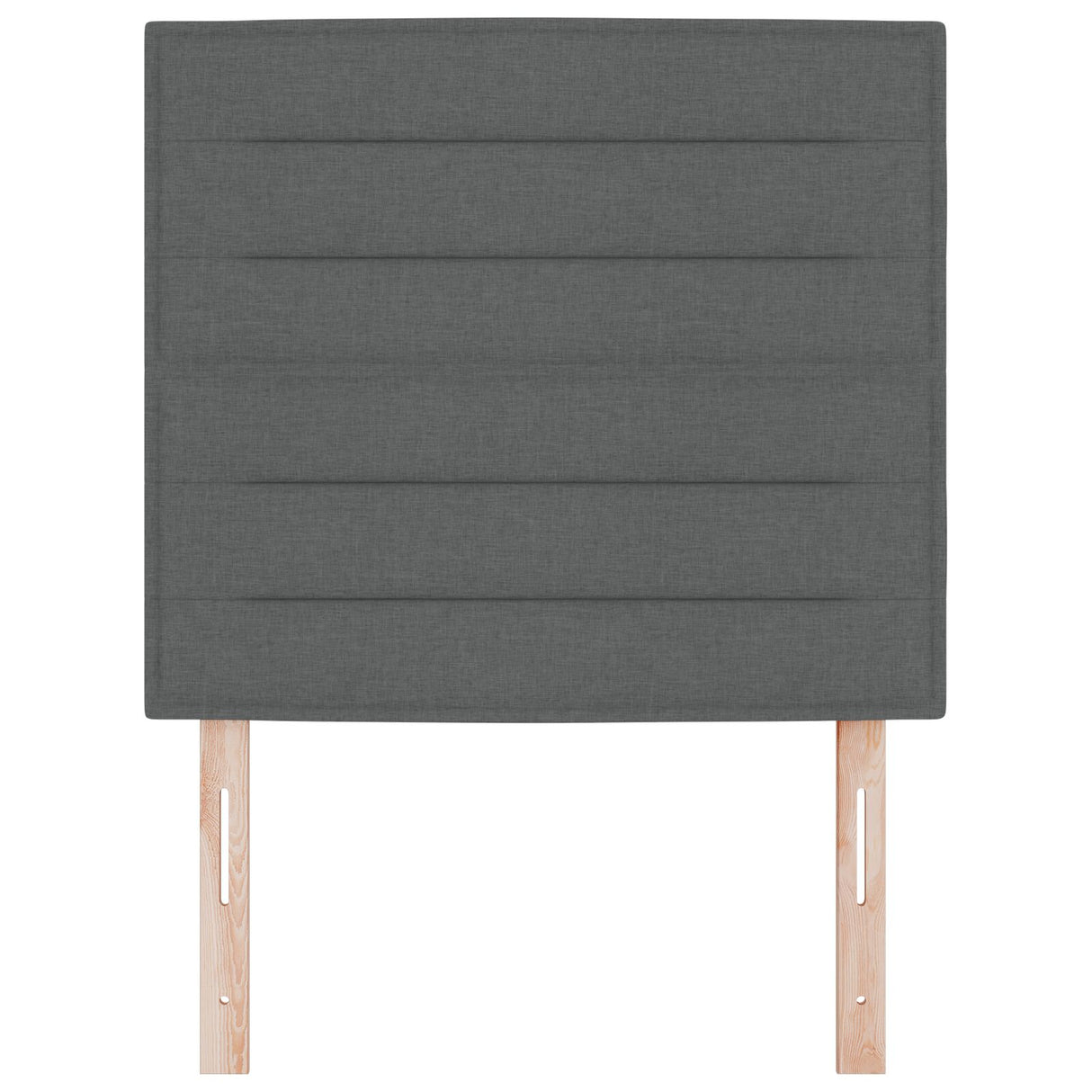 Hoofdbord Donkergrijs Stof 90 cm Rechthoekig Modern