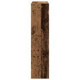 Schoenenkast met Flip Lade Oude Hout 80x21x87,5 cm