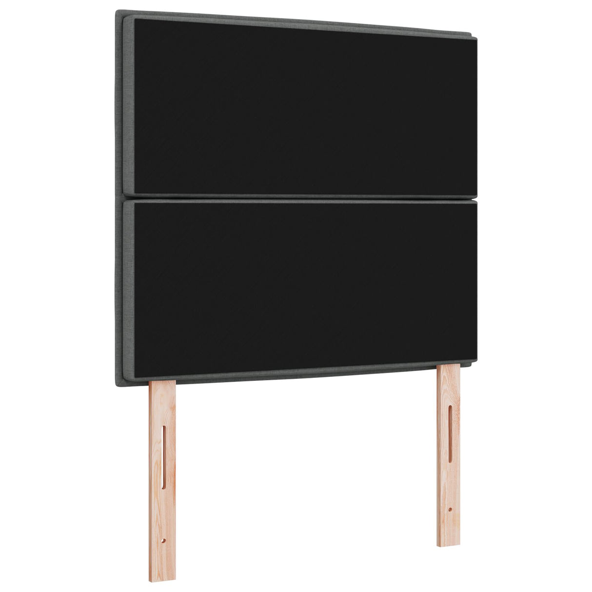 Hoofdbord Donkergrijs Stof 90 cm Rechthoekig Modern