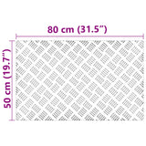 Aluminium Antislip Checkerplaten 4 stuks 80x50 cm