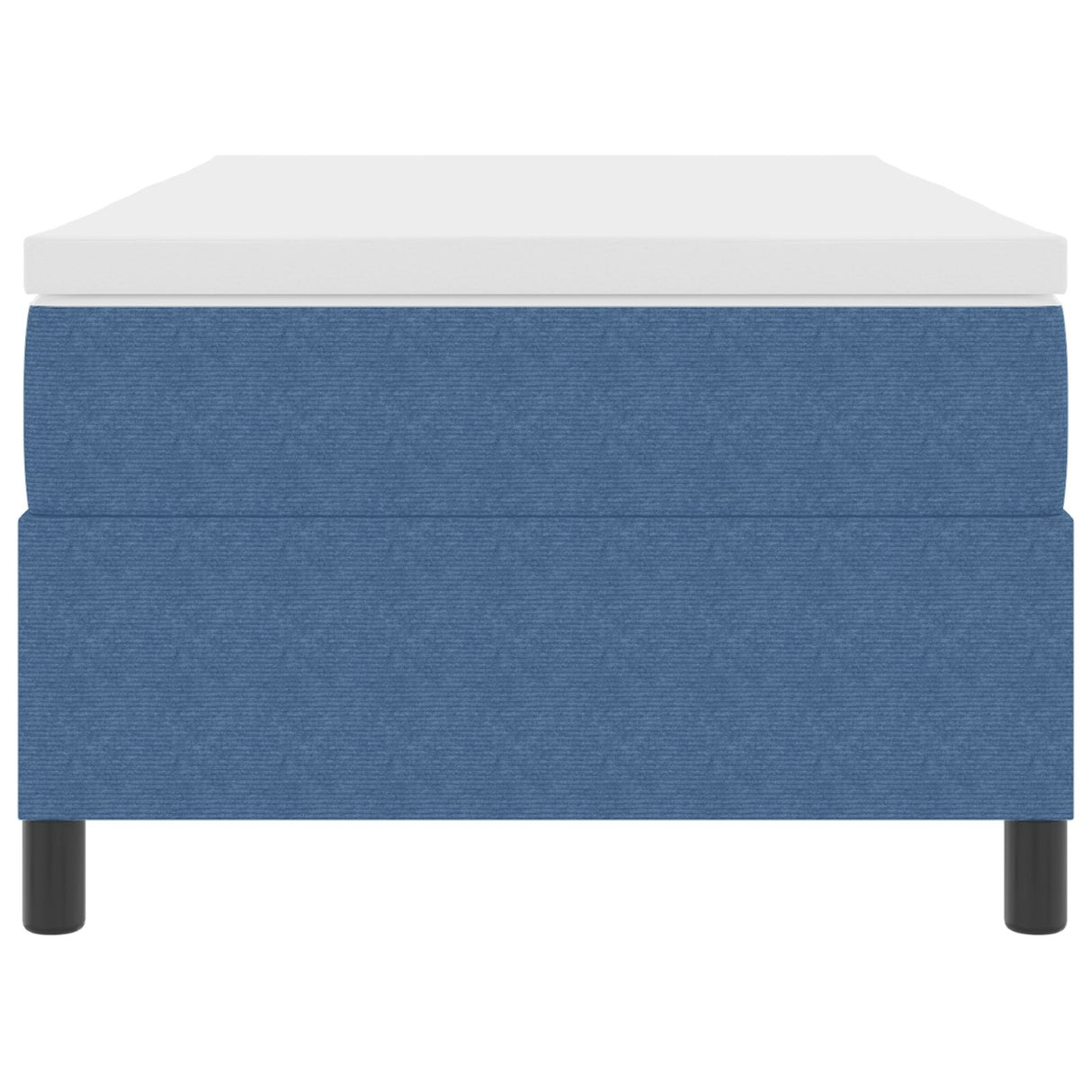 Boxspringbed met matras Blauw Corduroy stof 90 x 190 cm