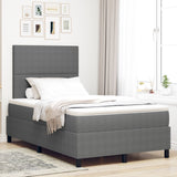 Boxspringbed met Matras Lichtgrijs Klein Tweepersoons Corduroy Stof